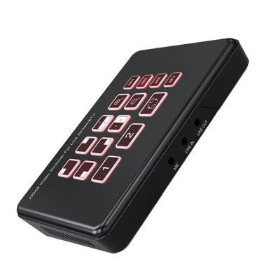 2-suuntainen HDMI-videokytkin suoratoistoon 2 in 1 -lähtö