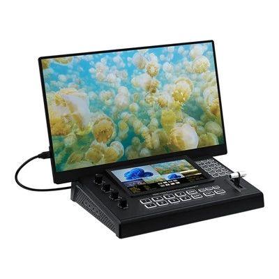 4-suuntainen HDMI-videokytkin 1080P60Hz suoratoiston tuotannon kytkin