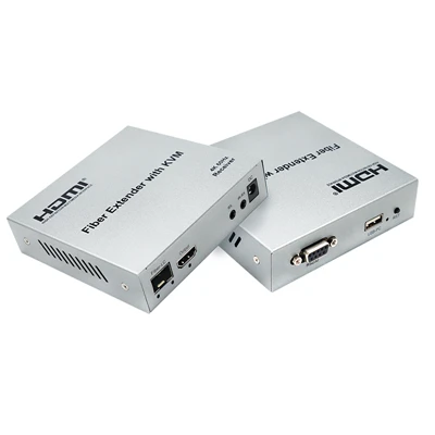 4K@60Hz 20KM HDMI Fiber KVM Extender